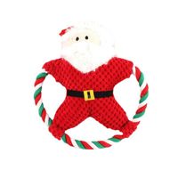 Cute Plush Christmas Santa Claus Pet Toys main image 4