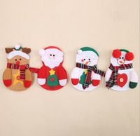 Christmas Nordic Style Christmas Santa Claus Snowman Cloth Party Cutlery Bag main image 4