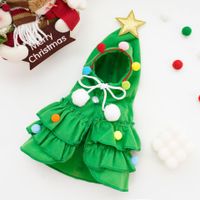 Casual Cute Cloth Christmas Christmas Tree Pet Clothing sku image 1