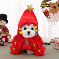 Lässig Süß Tuch Weihnachten Weihnachtsbaum Kleidung Für Haustiere main image 3