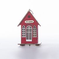 Christmas Nordic Style Modern Style Christmas House Wood Party Festival Ornaments main image 6