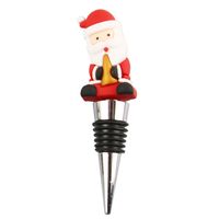 Christmas Cute Cartoon Pvc Aluminium Alloy Wine Stopper 1 Piece sku image 3