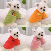 Simple Style Polyester Solid Color Pet Clothing main image 1