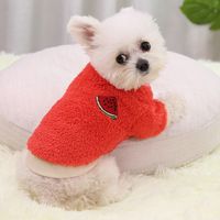 Simple Style Polyester Solid Color Pet Clothing sku image 7