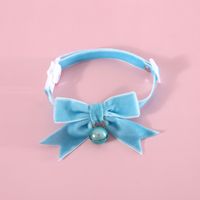 Elegant Polyester Christmas Solid Color Bow Knot Pet Accessories sku image 4