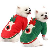 Cartoon-stil Polyester Weihnachten Elch Kleidung Für Haustiere main image 5