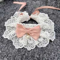 Cute Cotton Polyester Bow Knot Pet Saliva Towel main image 4
