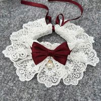 Cute Cotton Polyester Bow Knot Pet Saliva Towel main image 2
