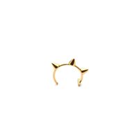 Hip-hop Simple Style Classic Style Solid Color Stainless Steel Polishing Plating Rivet 18k Gold Plated Lip Stud sku image 5