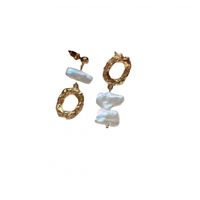 1 Pair Baroque Style Geometric Plating Copper Drop Earrings main image 4