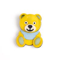 Classic Style Bear Arylic Printing Unisex Brooches main image 2