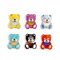 Classic Style Bear Arylic Printing Unisex Brooches main image 5