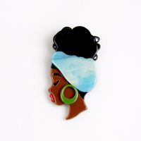 Classic Style Cartoon Character Arylic Printing Women's Brooches sku image 4