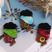 Classic Style Cartoon Character Arylic Printing Women's Brooches main image 3