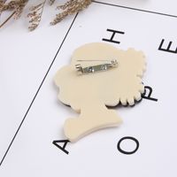 Classic Style Cartoon Character Arylic Printing Women's Brooches main image 3