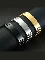Simple Style Solid Color Titanium Steel Plating 18k Gold Plated Women's Bracelets main image 1