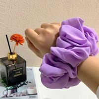 Vintage Style Classic Style Geometric Solid Color Cloth Hair Tie main image 2