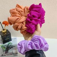 Vintage Style Classic Style Geometric Solid Color Cloth Hair Tie main image 4