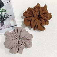 Vintage Style Classic Style Geometric Solid Color Cloth Hair Tie main image 5
