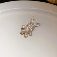 Vintage Style Flower Bow Knot Copper Women's Brooches sku image 9