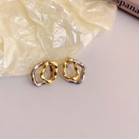 1 Pair Vintage Style Flower Alloy Ear Studs sku image 23