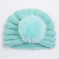 Girl's Casual Solid Color Wool Cap main image 5