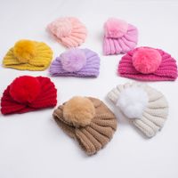 Girl's Casual Solid Color Wool Cap main image 3