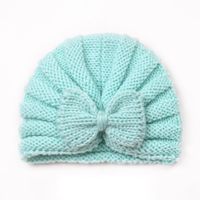 Girl's Basic Simple Style Bow Knot Wool Cap sku image 6
