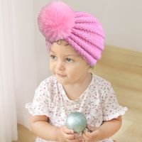 Girl's Casual Solid Color Wool Cap main image 1