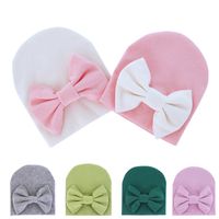 Children Unisex Cute Bow Knot Baby Hat main image 1