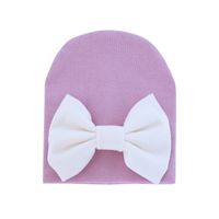 Children Unisex Cute Bow Knot Baby Hat sku image 10
