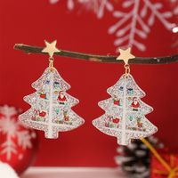 1 Paire Mignon Sapin De Noël Arylique Boucles D'oreilles main image 6