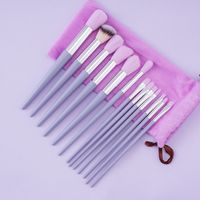 Casual Artificial Fiber Plastic Handgrip Makeup Brushes 1 Set sku image 1