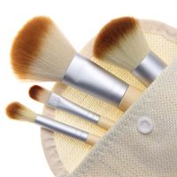 Décontractée Fibre Artificielle Bamboo Handle Pinceaux À Maquillage 1 Jeu main image 3