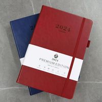 1 Piece Solid Color School Pu Leather Paper Preppy Style Notebook main image 4