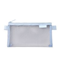 Solid Color Nylon Class Learning Vintage Style Pencil Case sku image 4