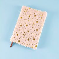 1 Piece Star Class Learning Bronzing Plush Cute Notebook sku image 8