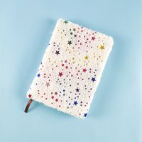 1 Piece Star Class Learning Bronzing Plush Cute Notebook sku image 5