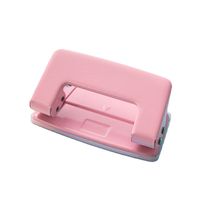 Solid Color Plastic Metal Class Learning Cute Stapler main image 5