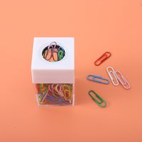 Einfarbig Kunststoff Magnet Klasse Lernen Abschluss Süß Büroklammer sku image 3
