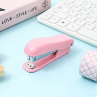 Solid Color Plastic Metal Graduation Christmas Valentine's Day New Year Cute Stapler sku image 2