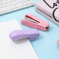 Solid Color Plastic Metal Graduation Christmas Valentine's Day New Year Cute Stapler main image 3
