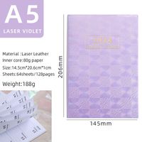 1 Piece Number Class Learning Imitation Leather Retro Notebook sku image 6