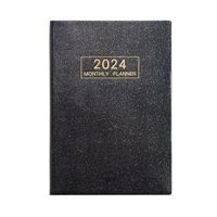1 Piece Number Class Learning Imitation Leather Retro Notebook main image 3
