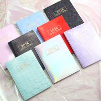 1 Piece Number Class Learning Imitation Leather Retro Notebook main image 2