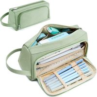 Solid Color Oxford Cloth Class Learning Cute Pencil Case sku image 3