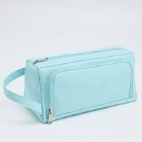 Solid Color Oxford Cloth Class Learning Cute Pencil Case sku image 4