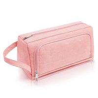 Solid Color Oxford Cloth Class Learning Cute Pencil Case sku image 2