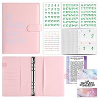 1 Piece Solid Color Class Learning Pu Leather Cute Notebook sku image 27