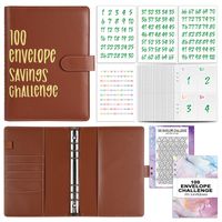 1 Piece Solid Color Class Learning Pu Leather Cute Notebook sku image 32